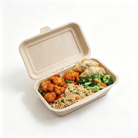Microwave-safe boxed rice meal