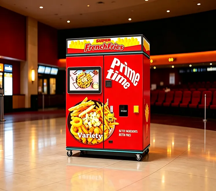 French fries vending machine