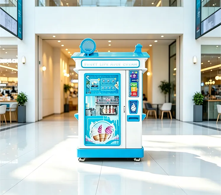 Ice cream vending machine