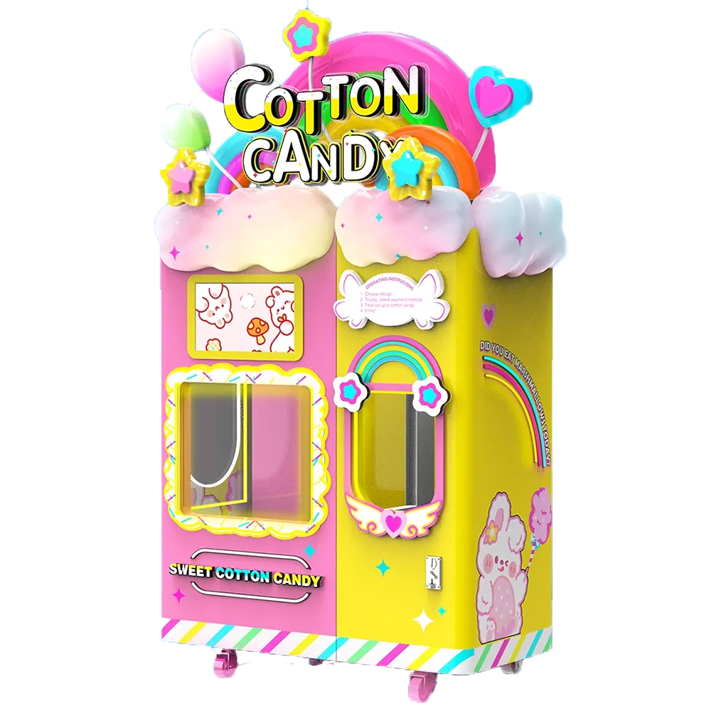 FL-608 premium cotton candy vending machine