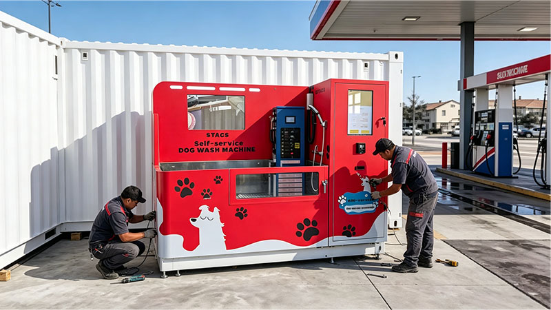 Gas Station Car Wash Installation