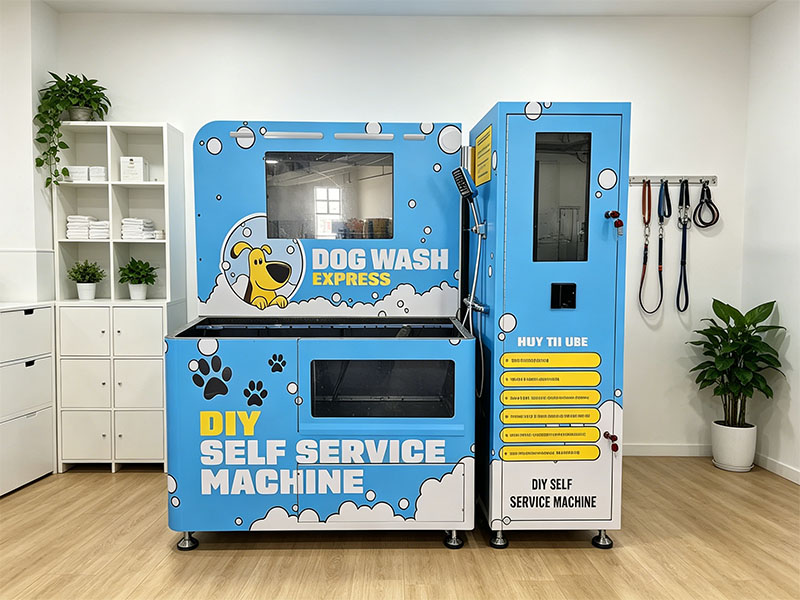 Dog Wash Machine Touch Screen