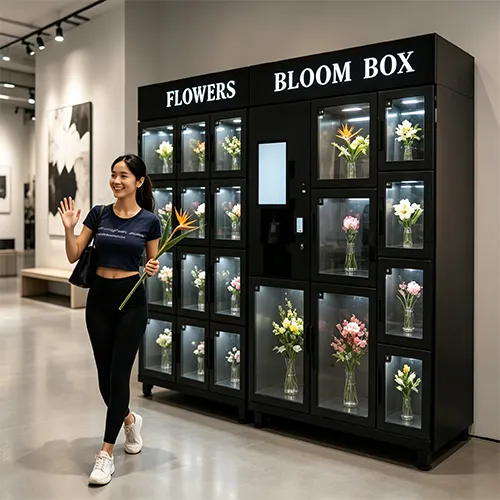 Installation for a flower shop