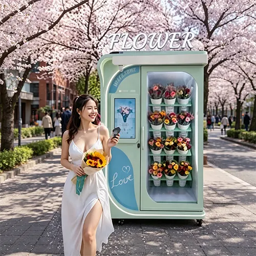 Modern bouquet display