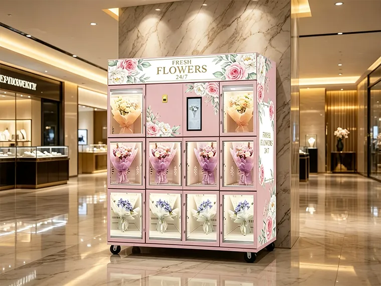 FL-F10S smart fresh flower vending machine