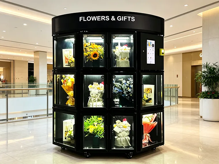 FL-F11 rotary commercial flower vending machine