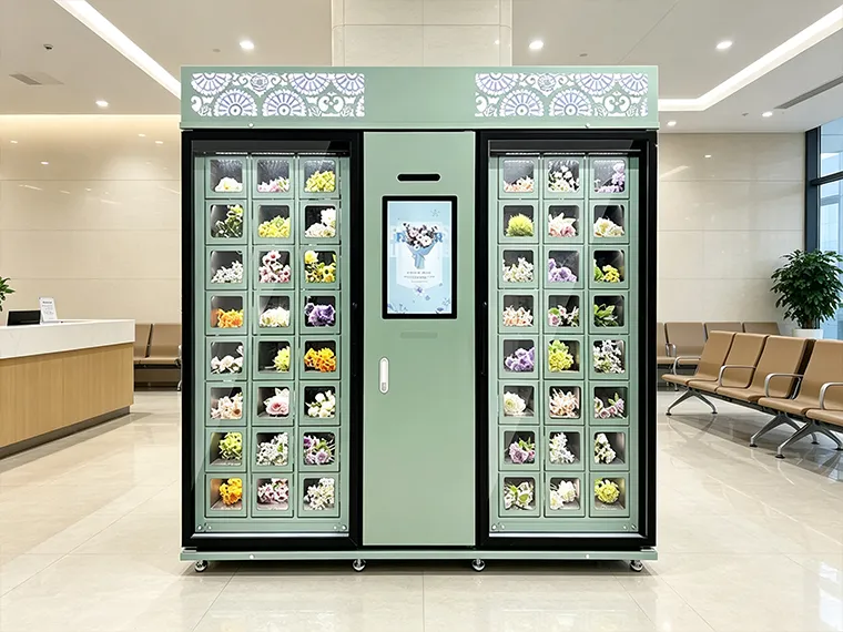 FL-F48 bestseller flower vending machine