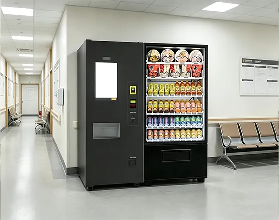 Snack and drink vending machine