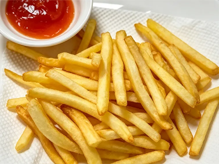 French fries compatible with the Foodline vending machine