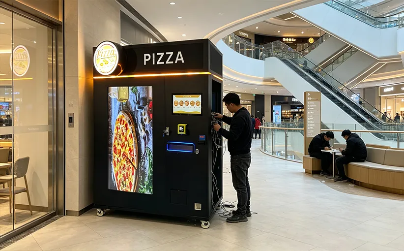 Pizza Vending Machine in UAE Mall