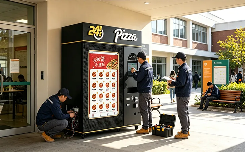Pizza Vending Machine in US University