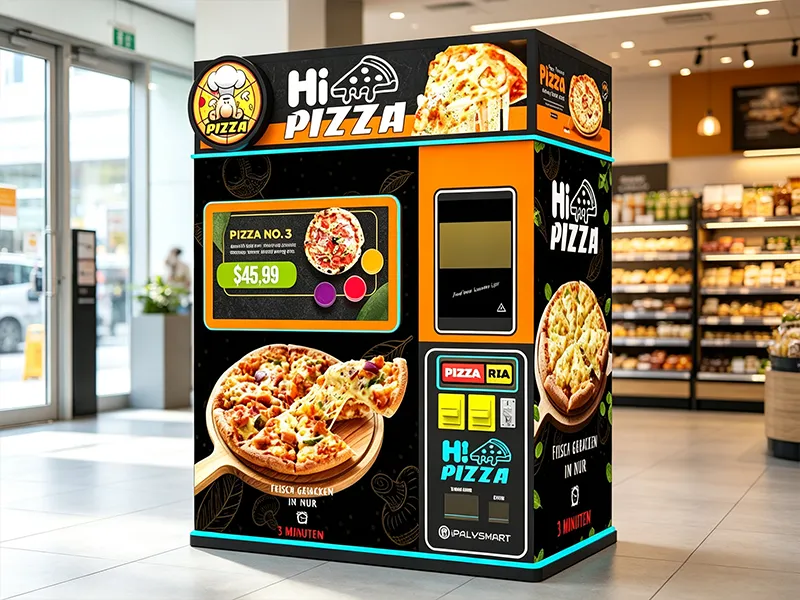 32 inch Display Refrigerated Pizza Vending Machine