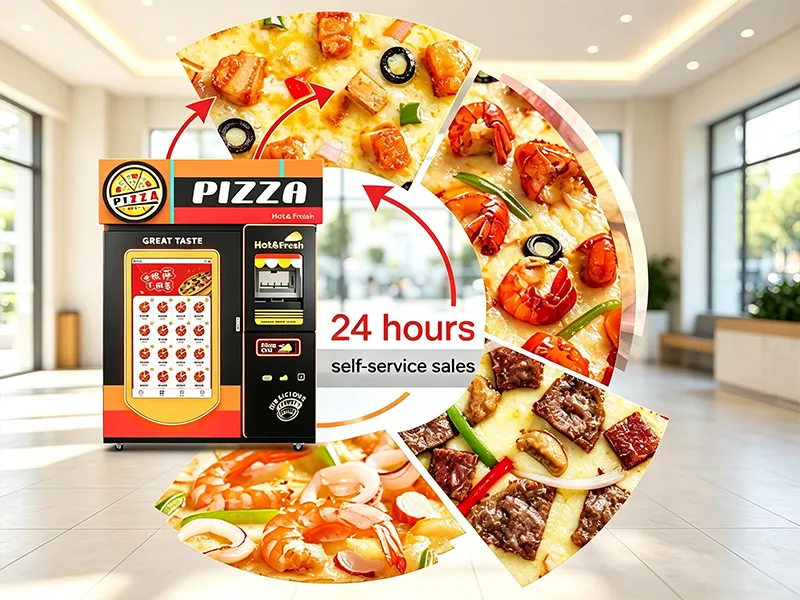 Pizza Vending Machine Overall Appearance