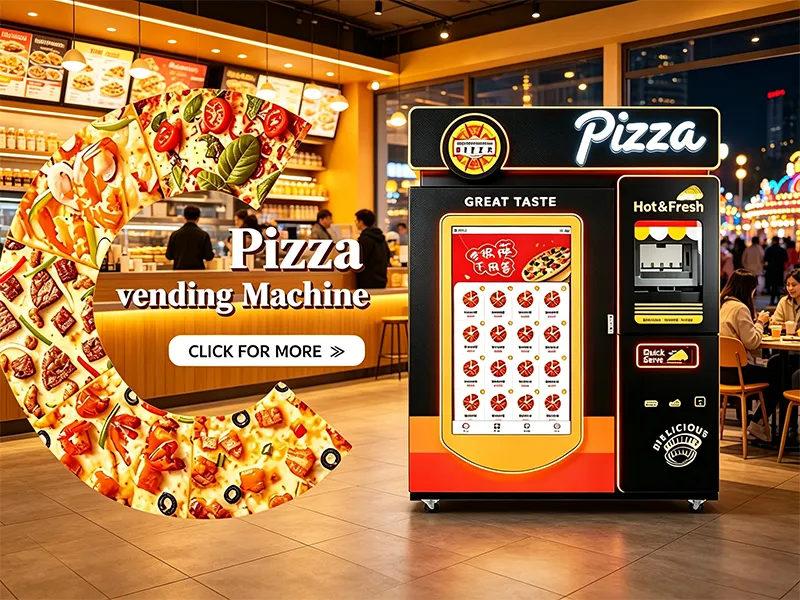 Commercial Frozen Pizza Vending Machine with Automatic Baking System