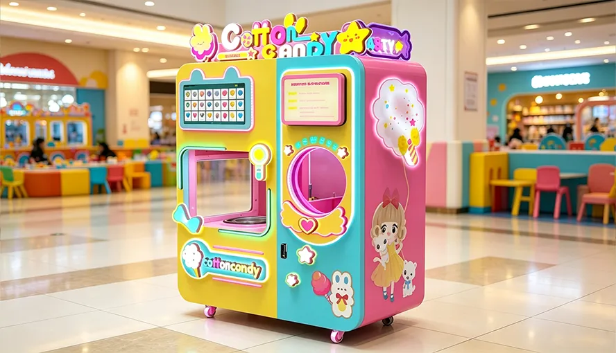 Cotton Candy Vending Machine