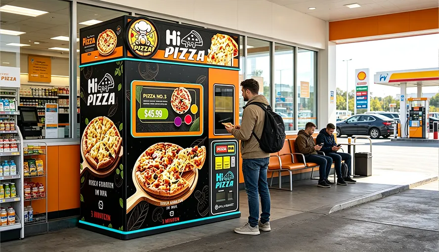 Gas Station Pizza Vending