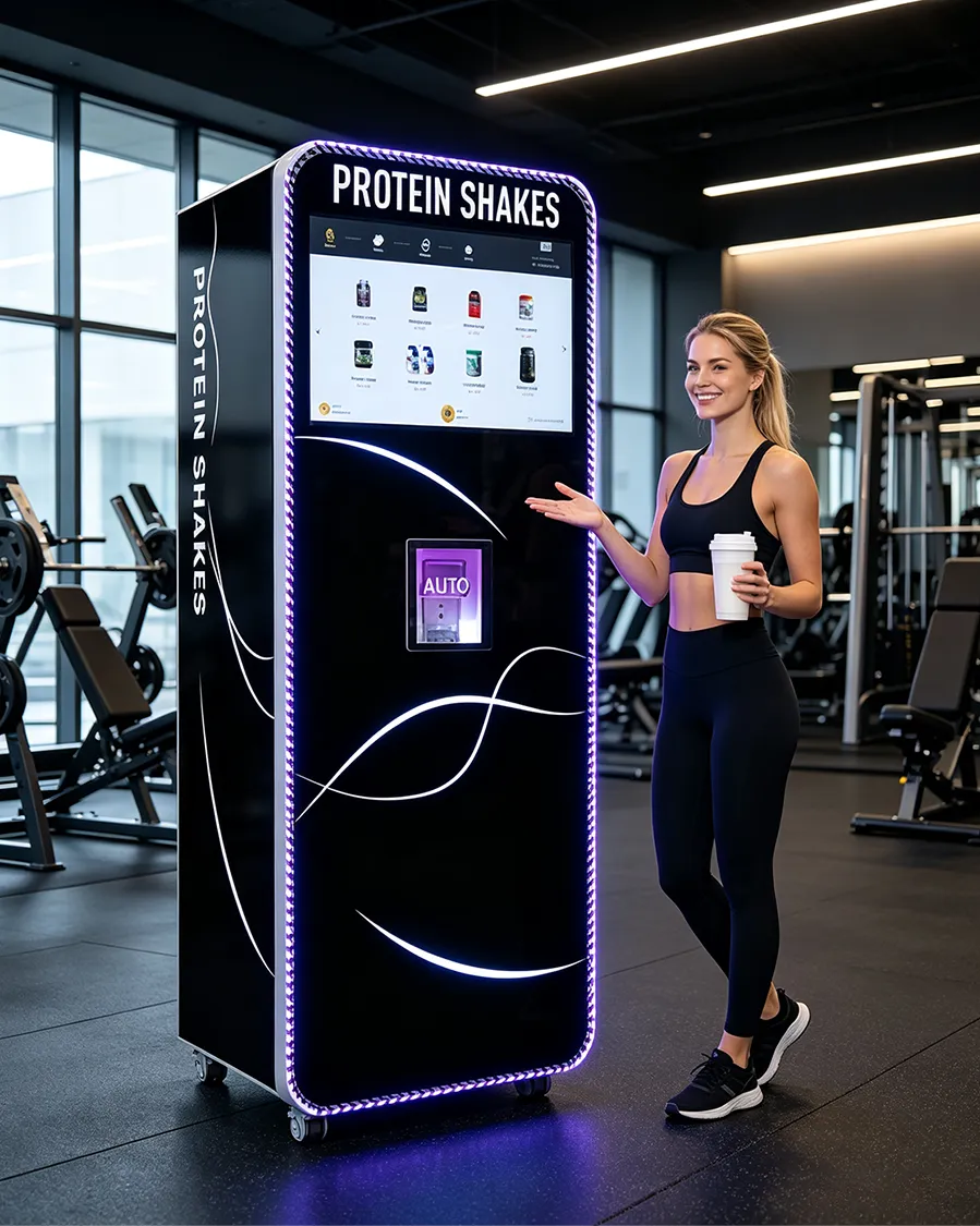 FL-PS805 commercial protein shake vending machine for gyms