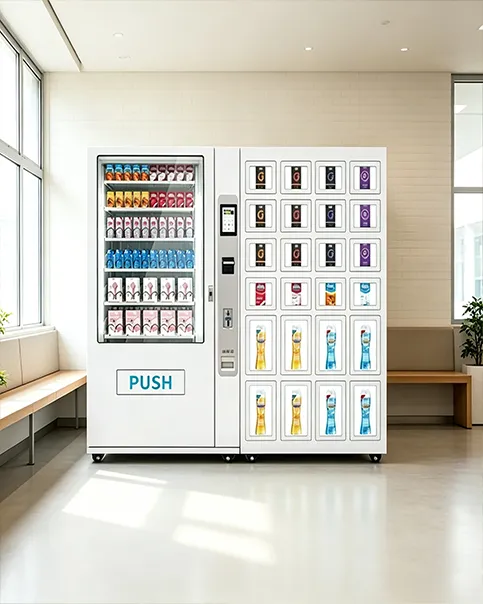 Smart locker vending machine with configurable compartments
