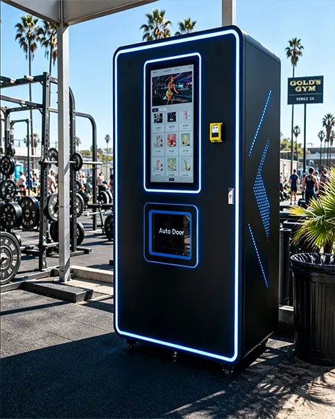 Sports equipment vending machine for gyms and fitness clubs